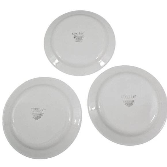Corelle Corning USA Orchard Rose Floral Center Salad Luncheon Plates - Set of 3 - Picture 2 of 13